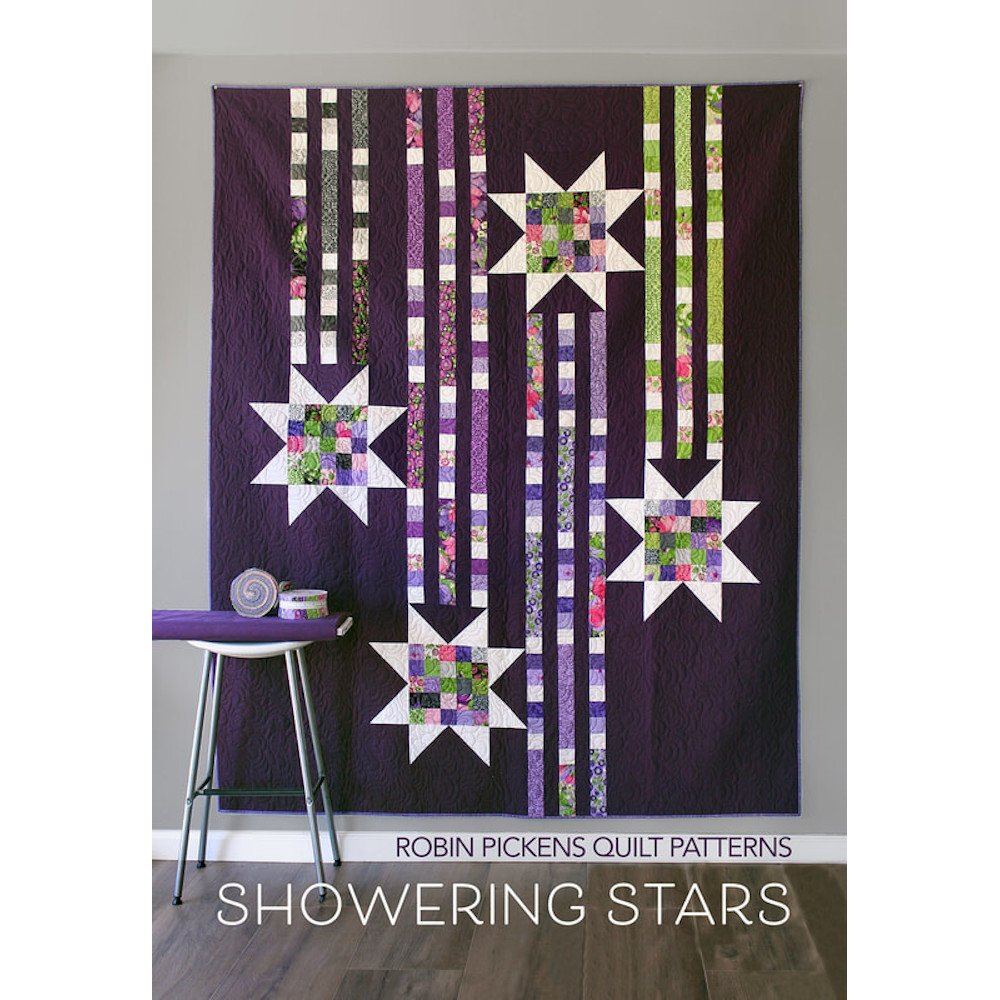 Showering Stars Twin Quilt Pattern, Robin Pickens
