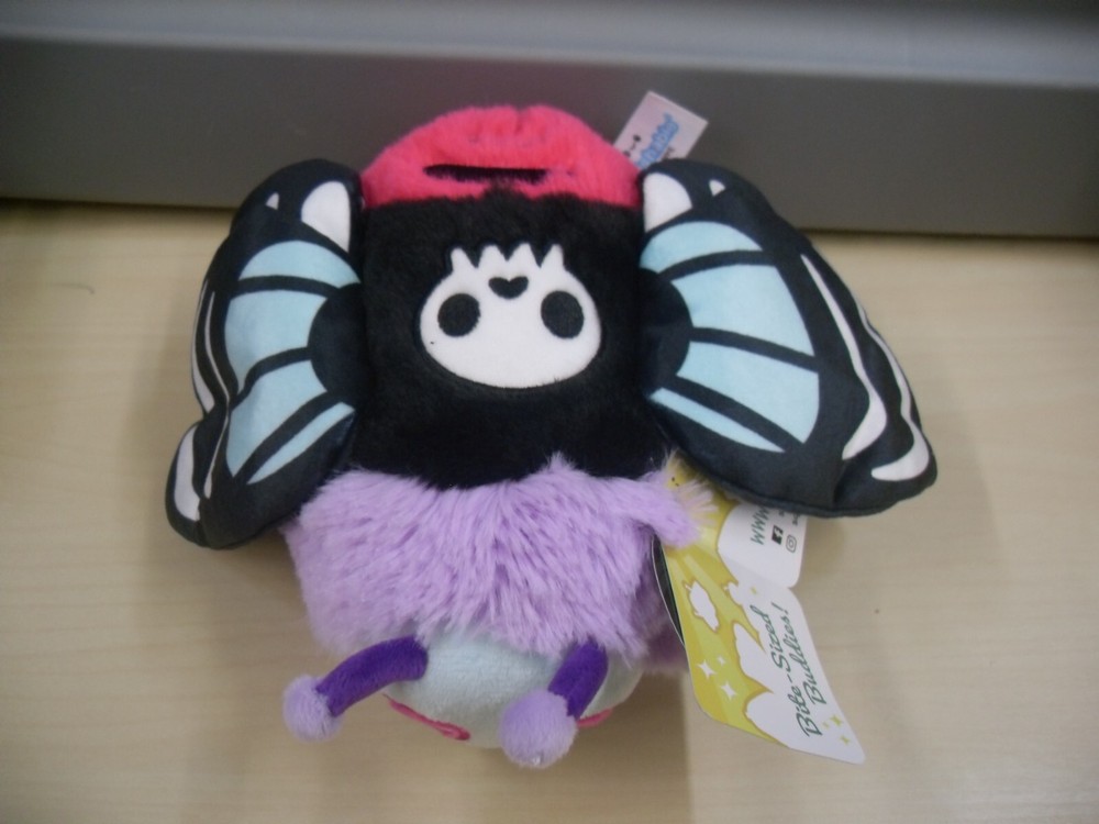 2023 SnuggleMi Snackers Squishable Moth Plush Skull Multi-colored Spences BNBB