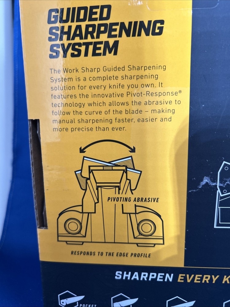 Work Sharp WSGSS Guided Sharpening System Benchtop Honing Kit New