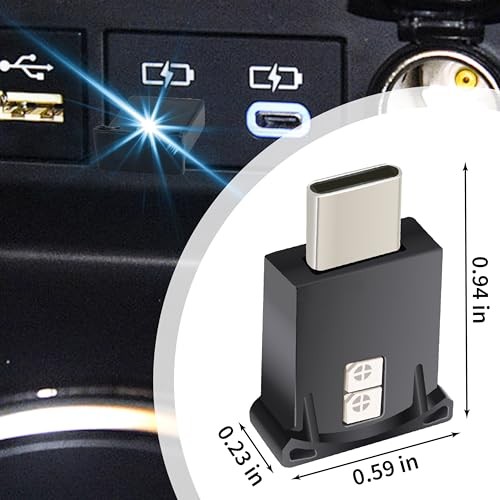 Mini USB LED Car Light, DC 5V Intelligent Interior Car Lights, TYPE-C-2
