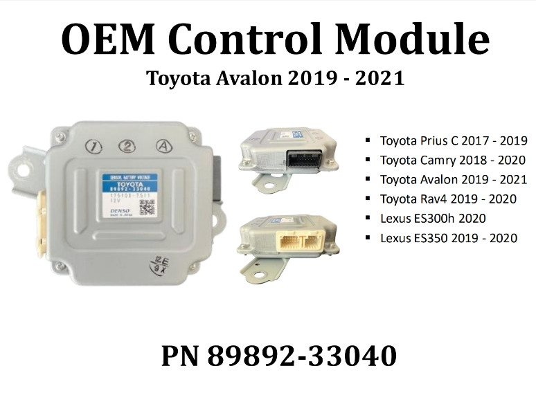 Toyota Avalon 2019 - 2021 OEM Control Module Battery Sensor