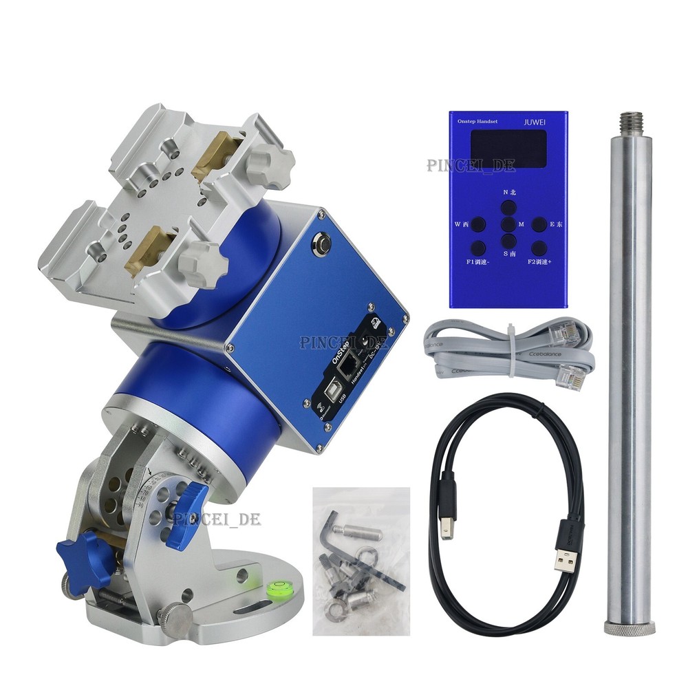JUWEI-17 Harmonic Equatorial Mount w/Wide Dovetail Groove+Wired Hand Controller