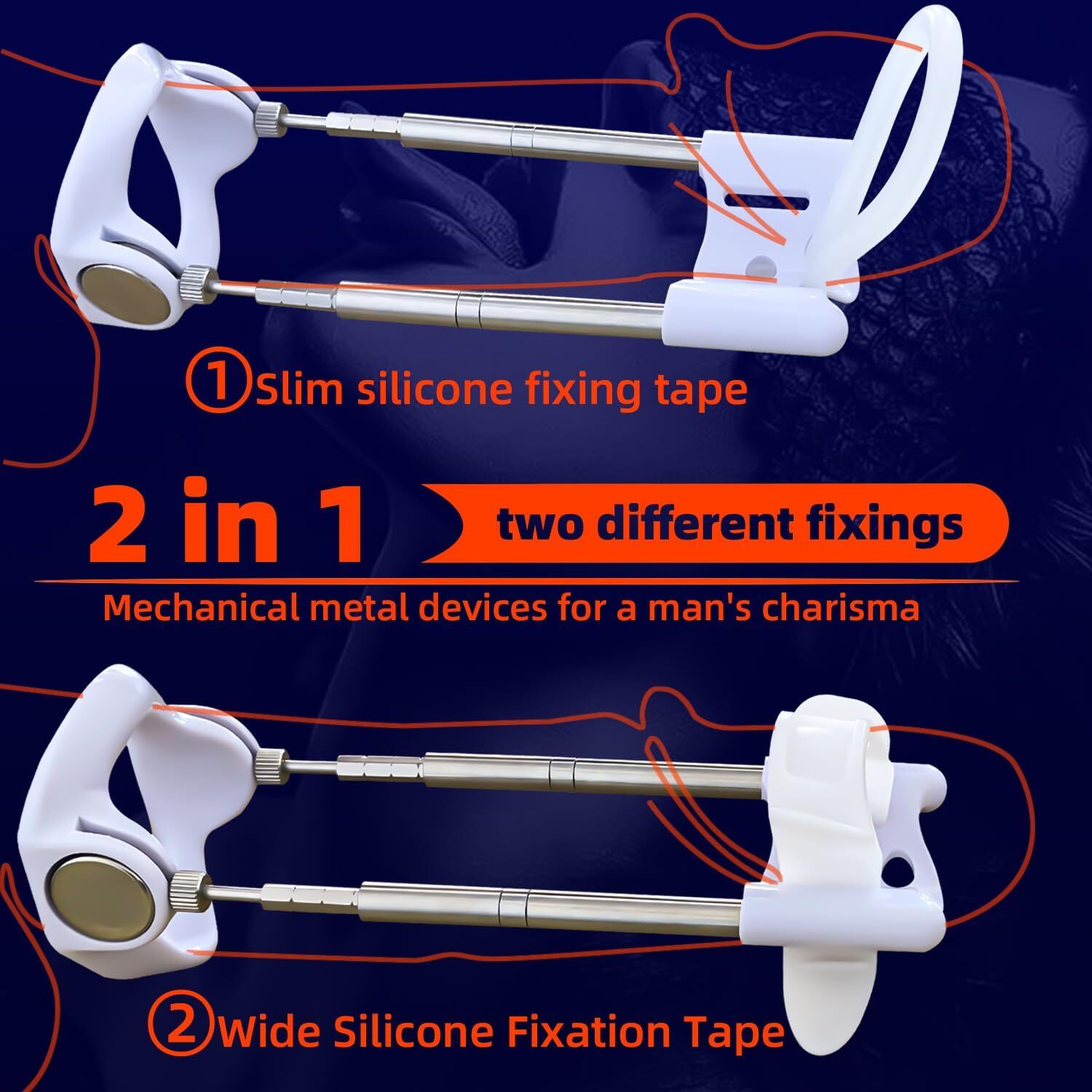 Wearable Penis Extender Stretcher Penis-Enlargement Adjustable Stretch Device