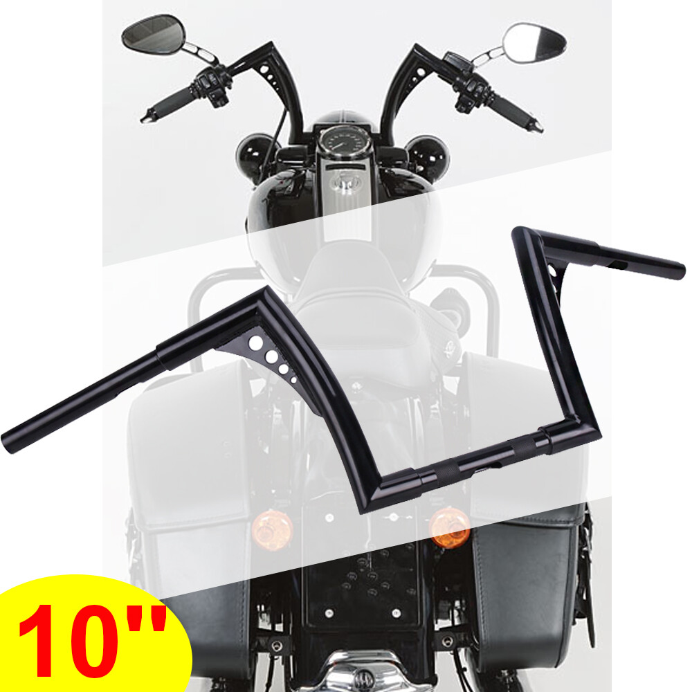 10" 12" 14" 16" Rise Ape Hanger Handlebars For Harley Softail Dyna Sportster