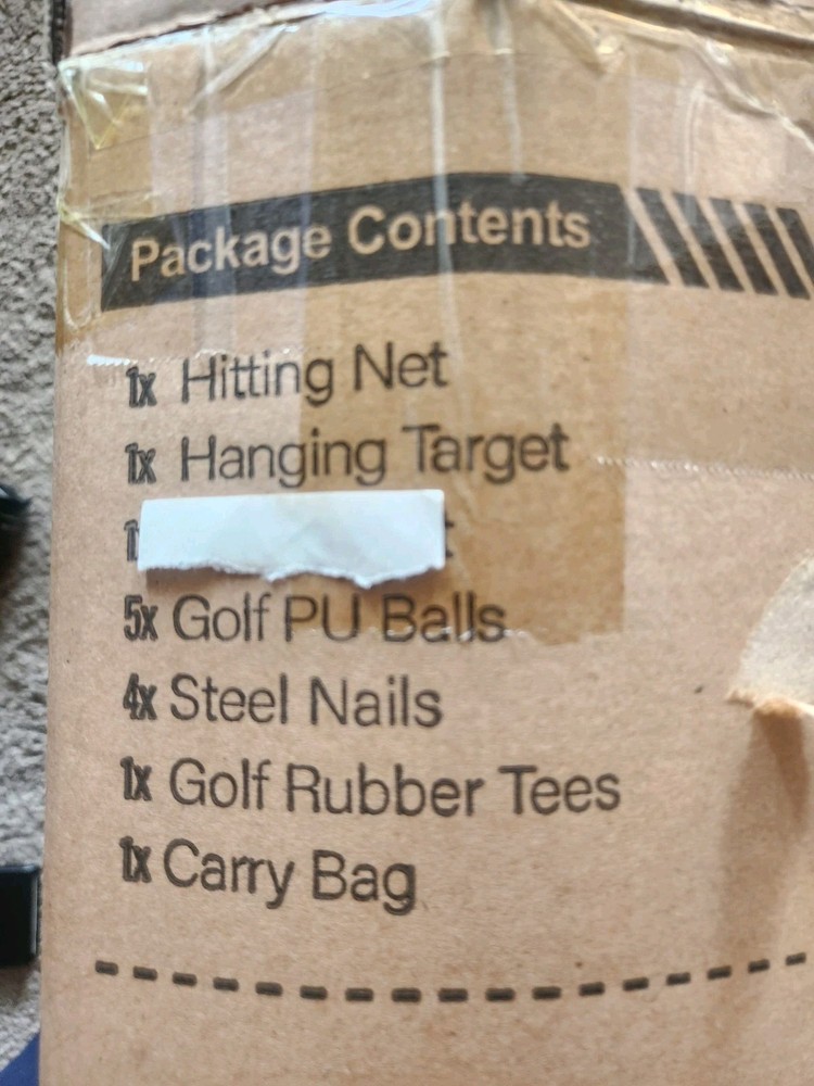 Golf Net 10x7FT with Target & Balls – Backyard Practice Hitting Net