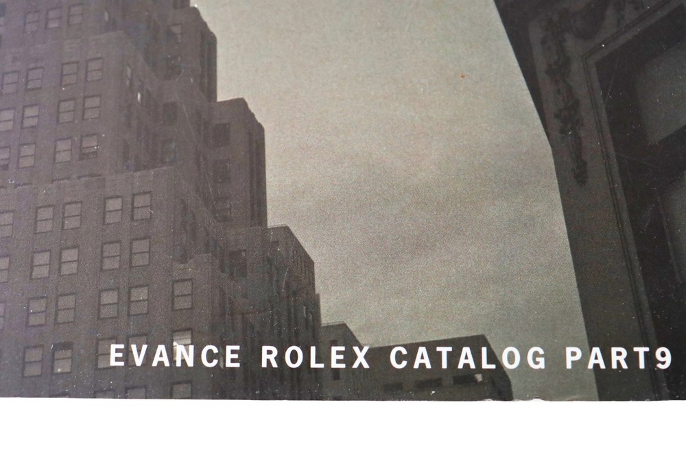 Evance Rolex Catalog Part 9 Time Will Tell
