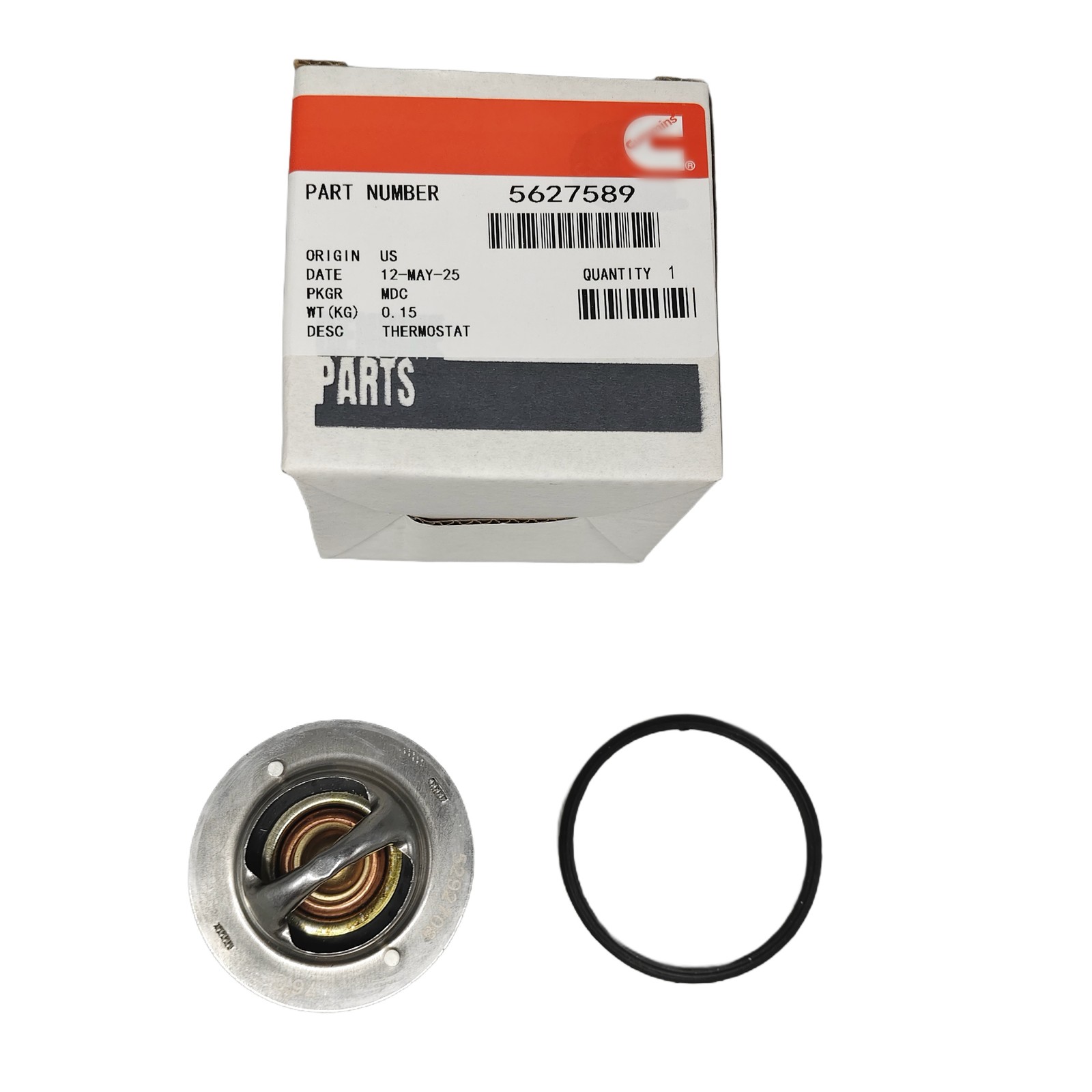 Cummins 5627589 5292712 Thermostat w/ O-Ring for 2008-2014 Dodge 6.7L ISB zhica