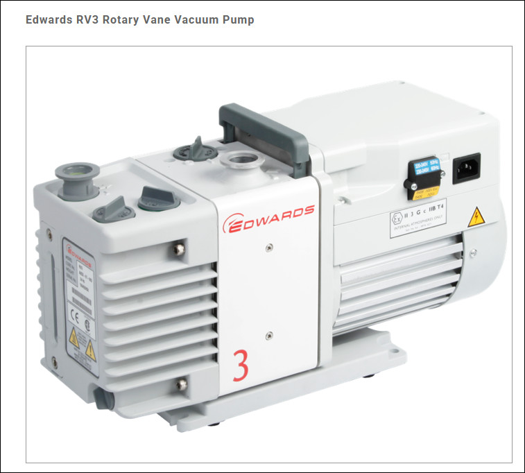 Edwards RV3 Rotary Vane Vacuum Pump