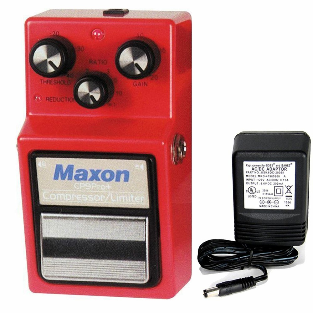 Maxon CP-9 Pro+ Compressor / Limiter w/ 9v power supply