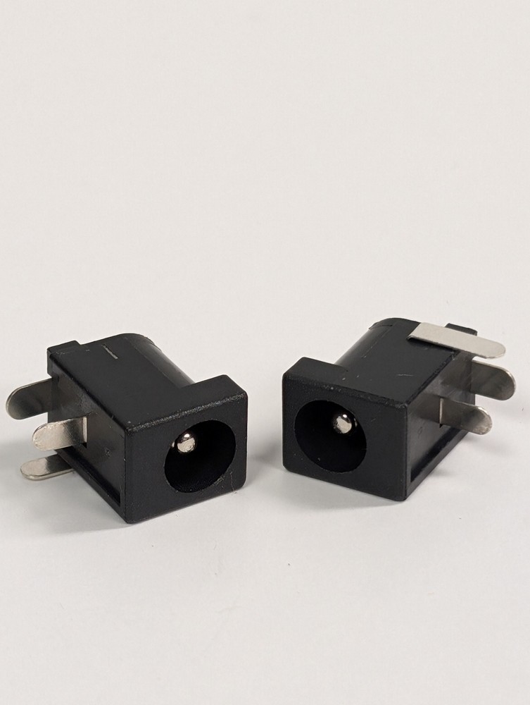 PC MOUNT DC POWER JACK w/SWITCH (2 PACK)