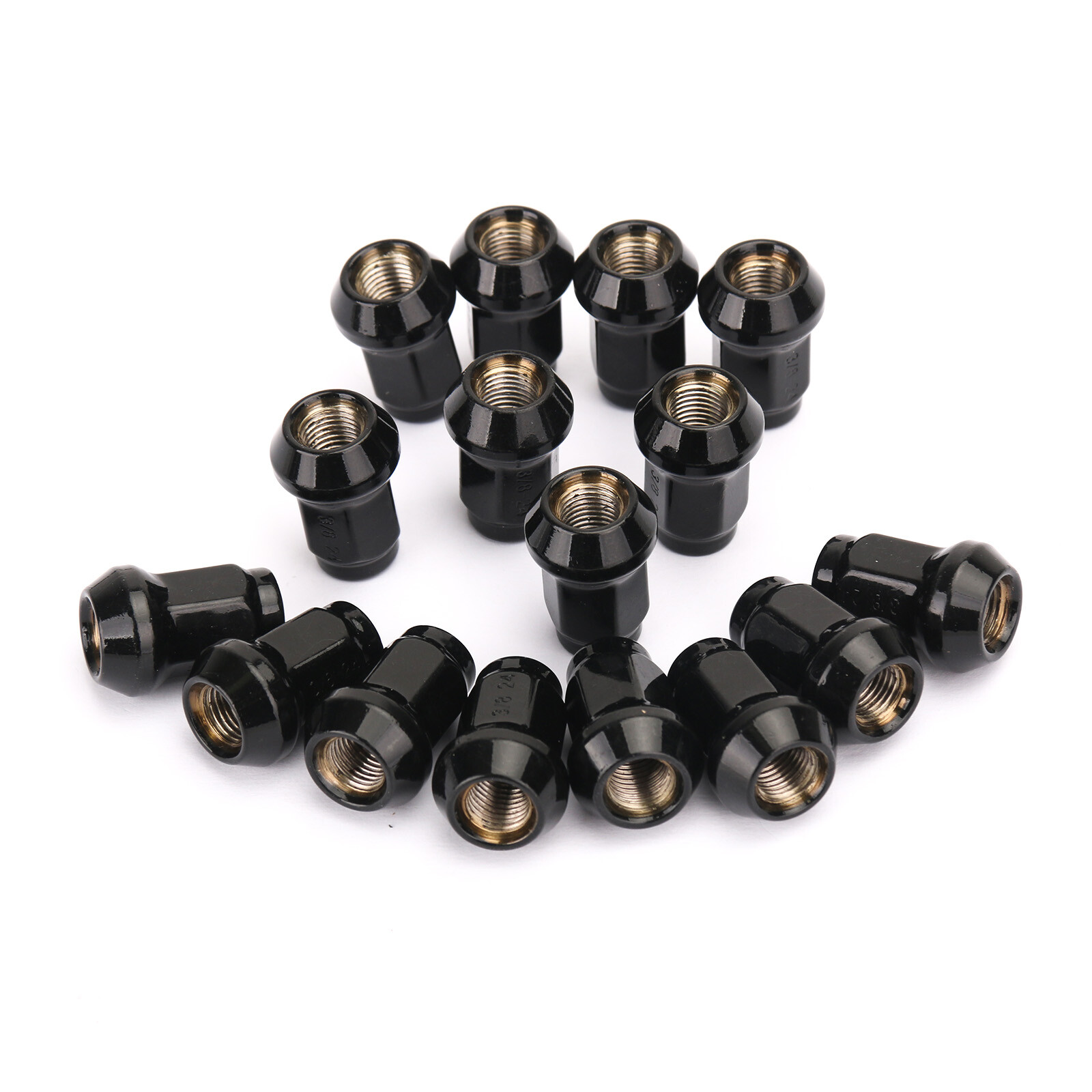 16pc 3/8""-24 Tapered Lug Nuts For Polaris Ranger RZR 570 800 XP900 Sportsman UN