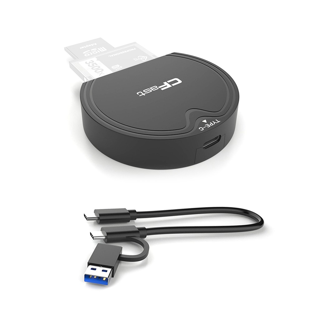 P&P CFast 2.0/SD Memory Card Adapter USB3.2 Gen2 High Speed Card Reader 10Gbps b