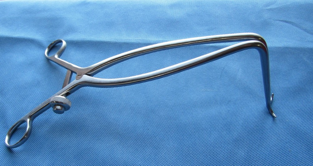 gSource Gelpi Deep 10.5" Retractor 90 deg. Angular 4" 1x1 Blunt Point Speedlock