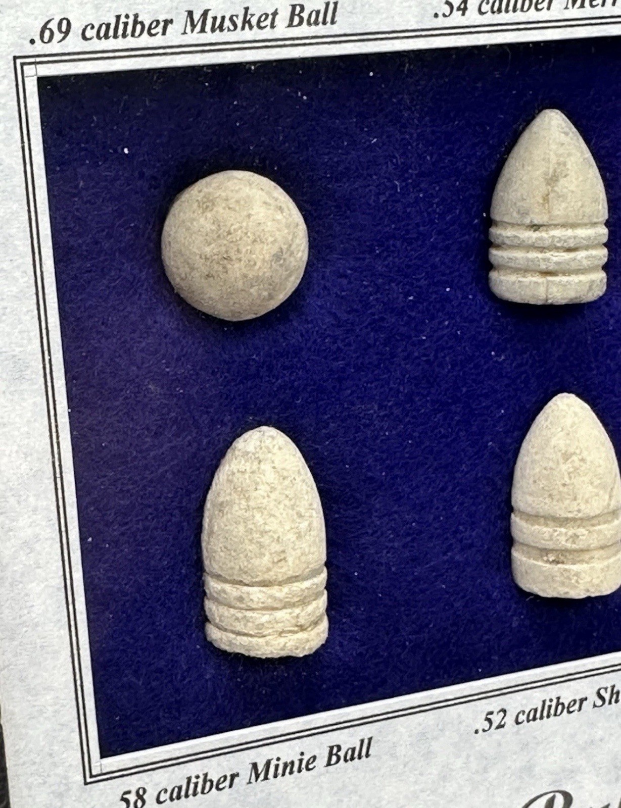 FOUR CIVIL WAR BULLETS .52 / .54 / .58 / .69 Calibers