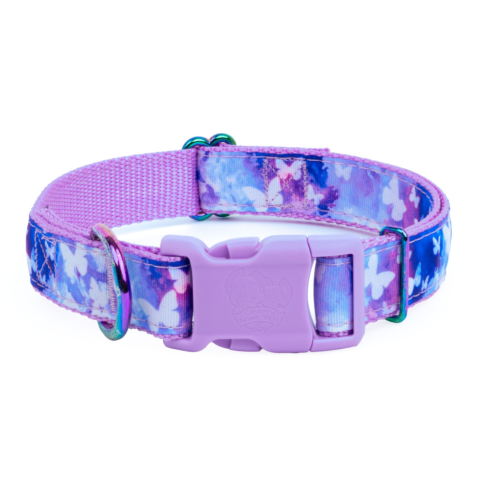 Country Brook Petz® Deluxe Ribbon Dog Collar, Whimsical Nature Collection
