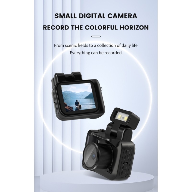 Portable Monoreflexes Style Small Camera CMOS With Flashes Lamp Battery Dock