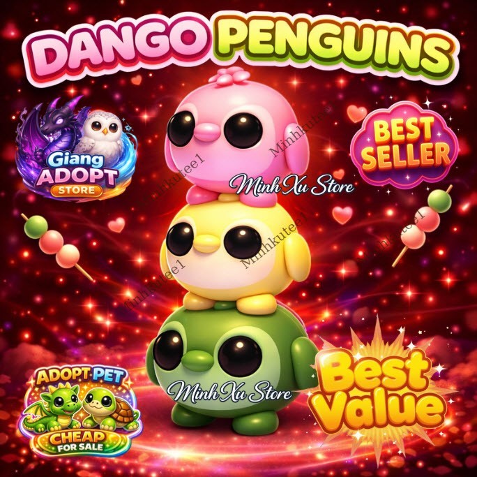 ✨ Dango Penguins | Adopt M1e Pet | Cheap Price | Get Now ⚡