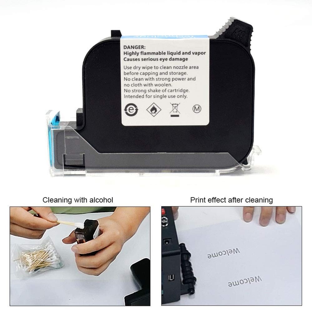 TOAUTO Handheld Portable Inkjet Printer Intelligent Mobile Printer with 5.6 I...