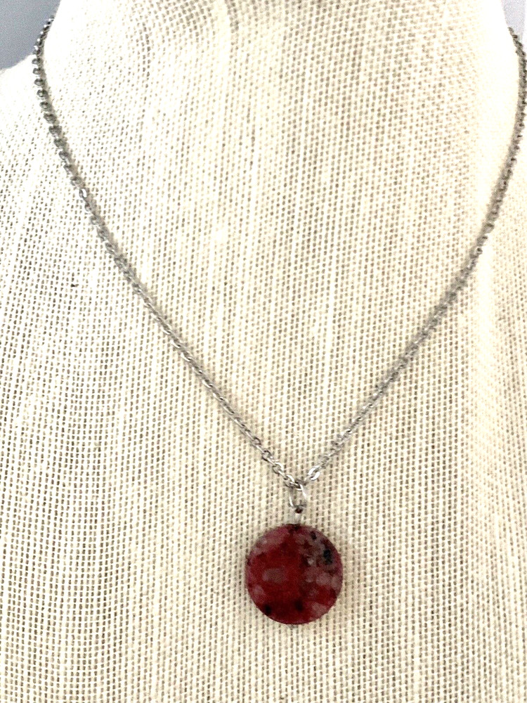 Red Stone Handmade Necklace