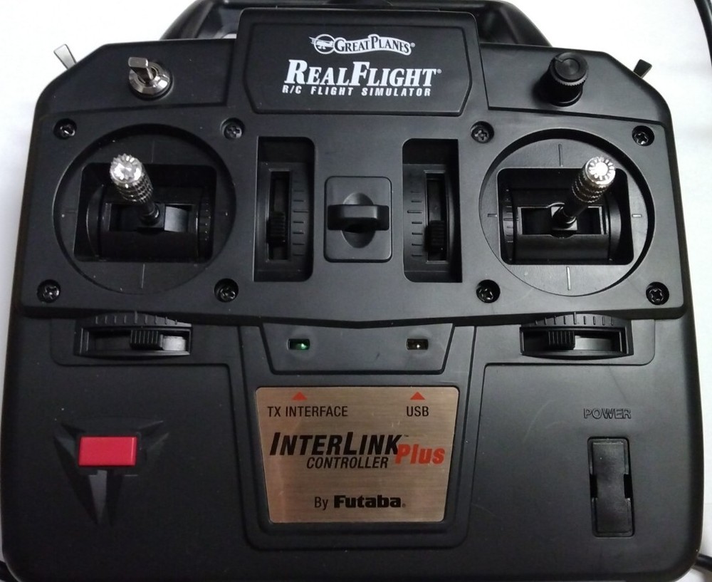 Real Flight G3.5 R/C Flight Simulator W/ Interlink Plus Controller & 3 CD's USED