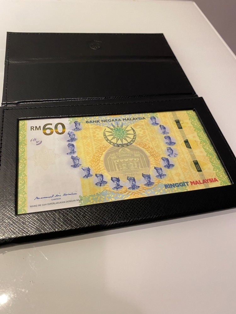 Malaysia 60 Ringgit 2017 Commemorative w Folder (UNC)