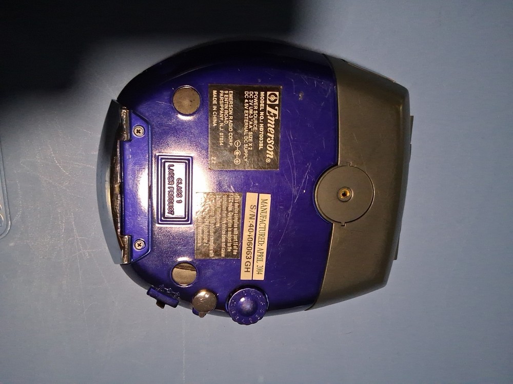 Cd Player ,Portable Emerson Water Resistant,Cd Player Blue tested Offers!