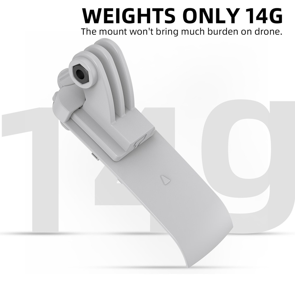 For DJI Air 3 Drone Action Camera Adapter Base Extension Holder Accessories