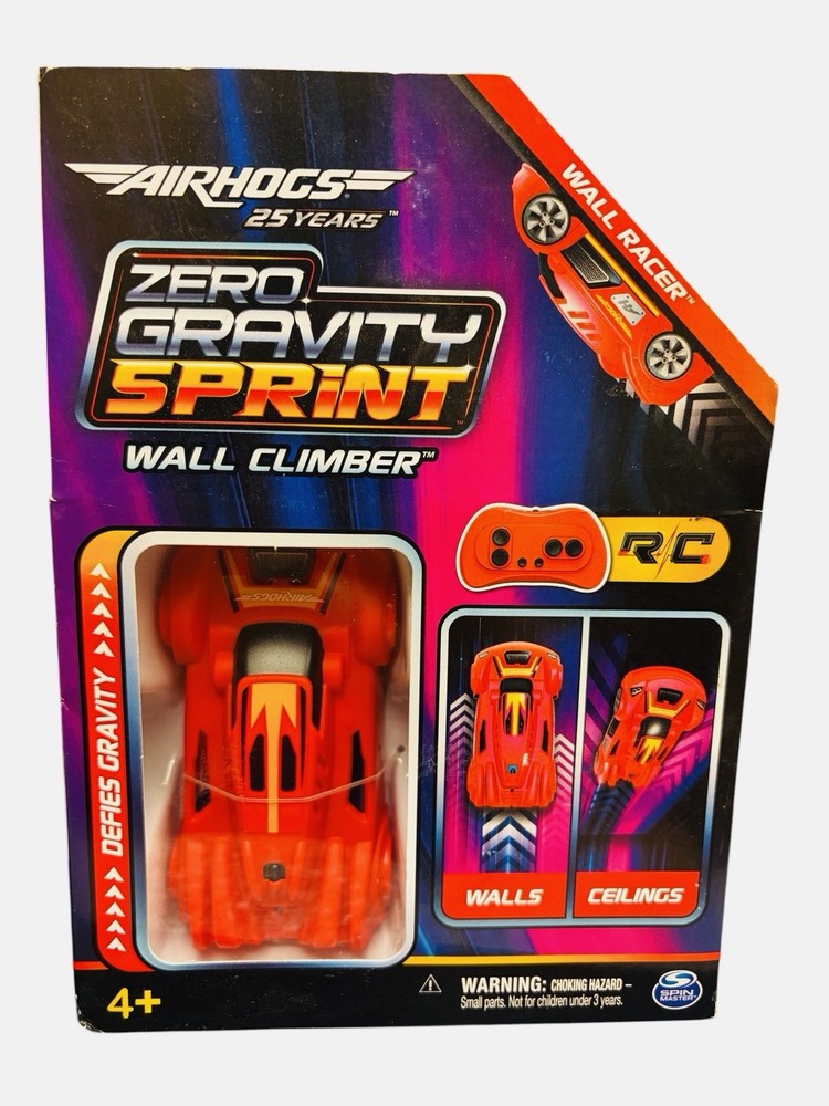 Air Hogs Zero Gravity Sprint Wall Climbing RC Car with Remote Control Spin