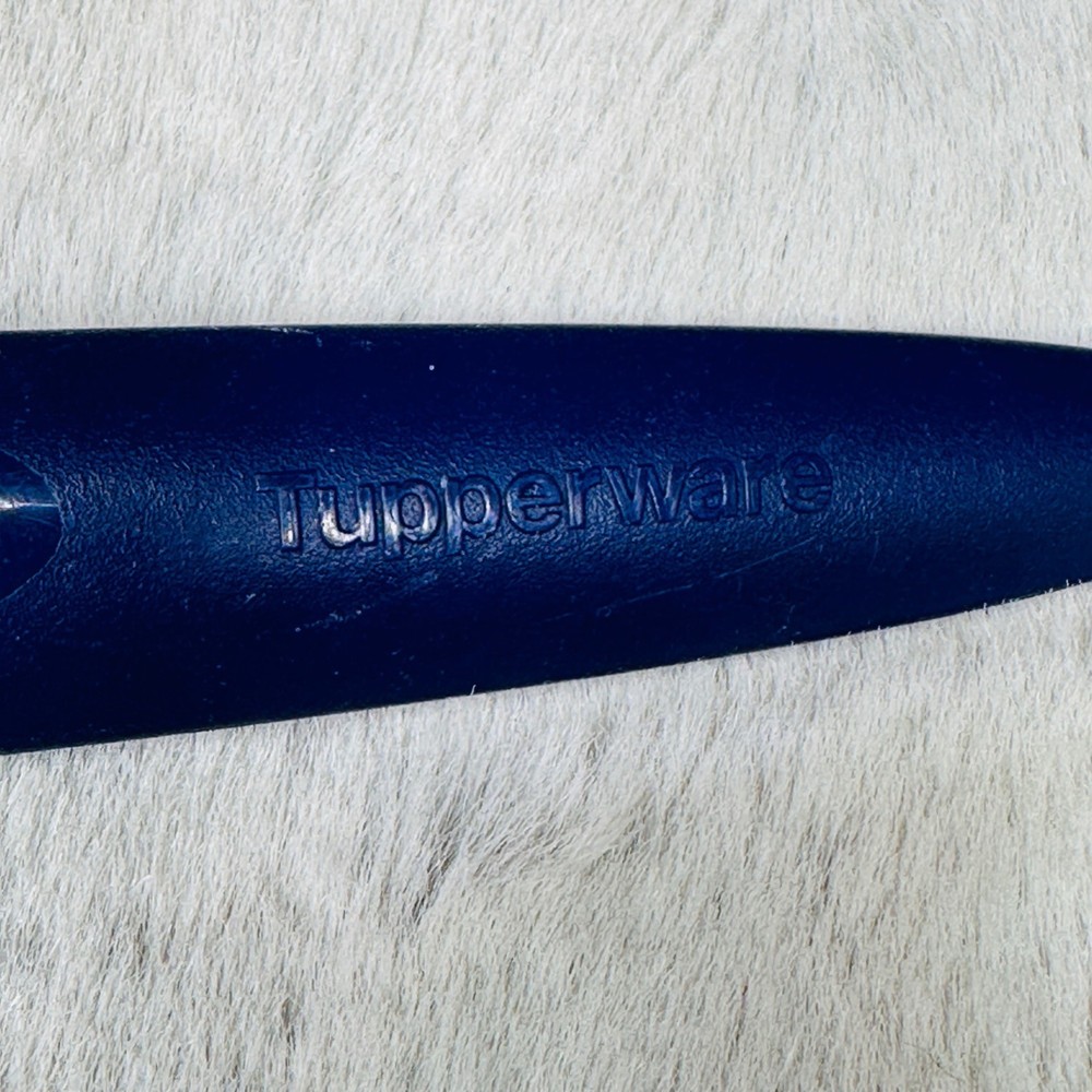 Tupperware Navy Blue Plastic Spoon 4960A-1
