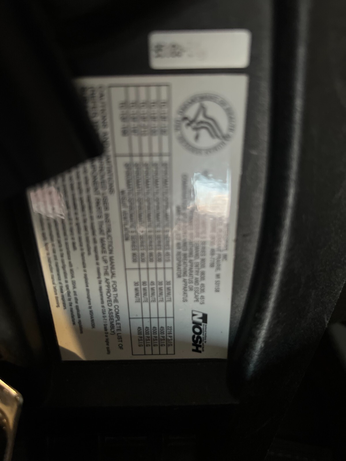 Interspiro CBRN SCBA Set w/ original case [ CYLINDER NOT INCLUDED ]