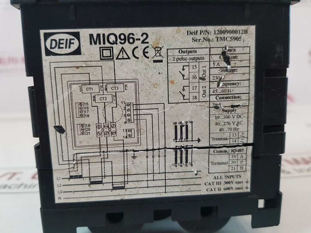 Deif miq96-2 multi instrument (Not Working)