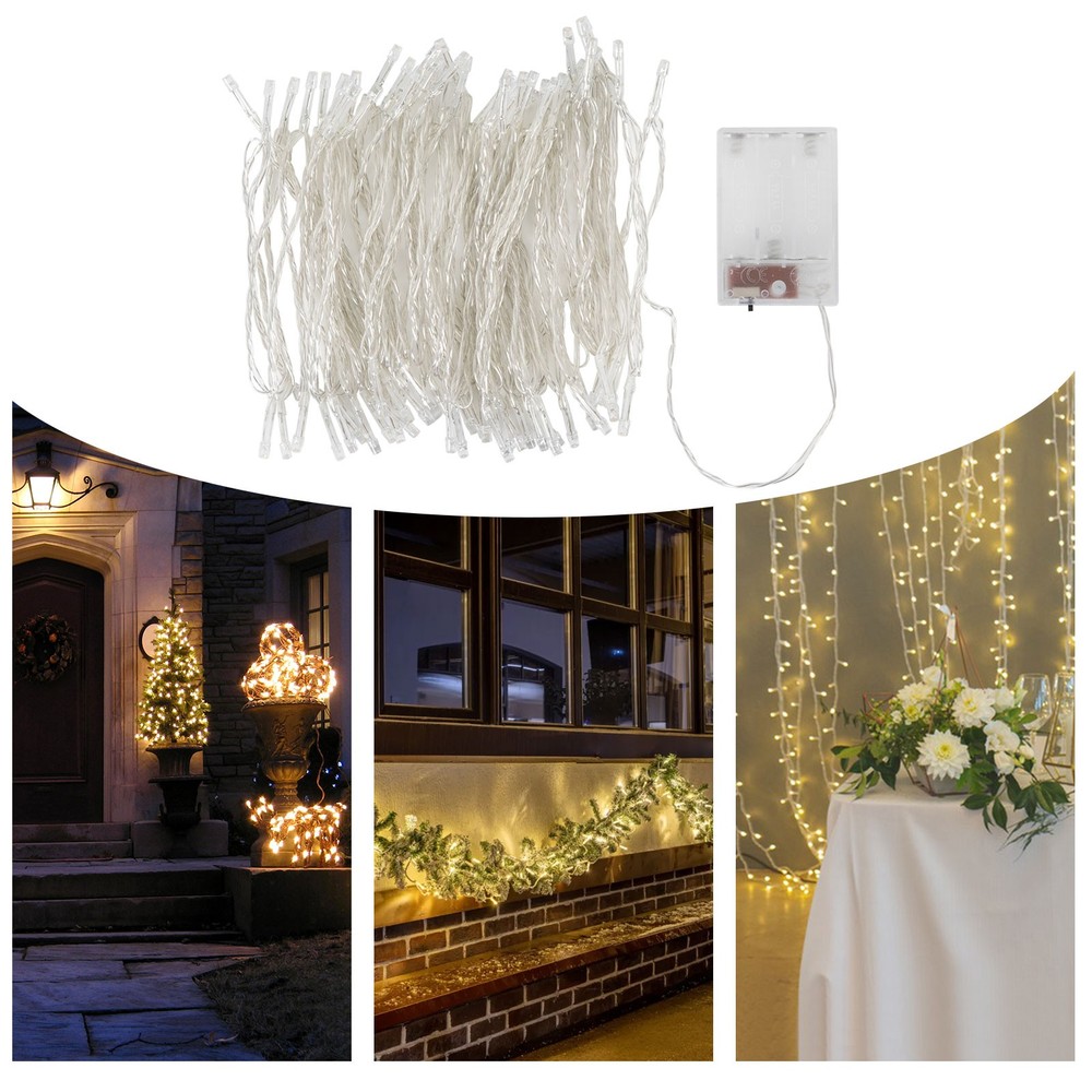 4.5V Decorative Light, 80 LED Beads String Light, Decorative Lamp W/ Controller