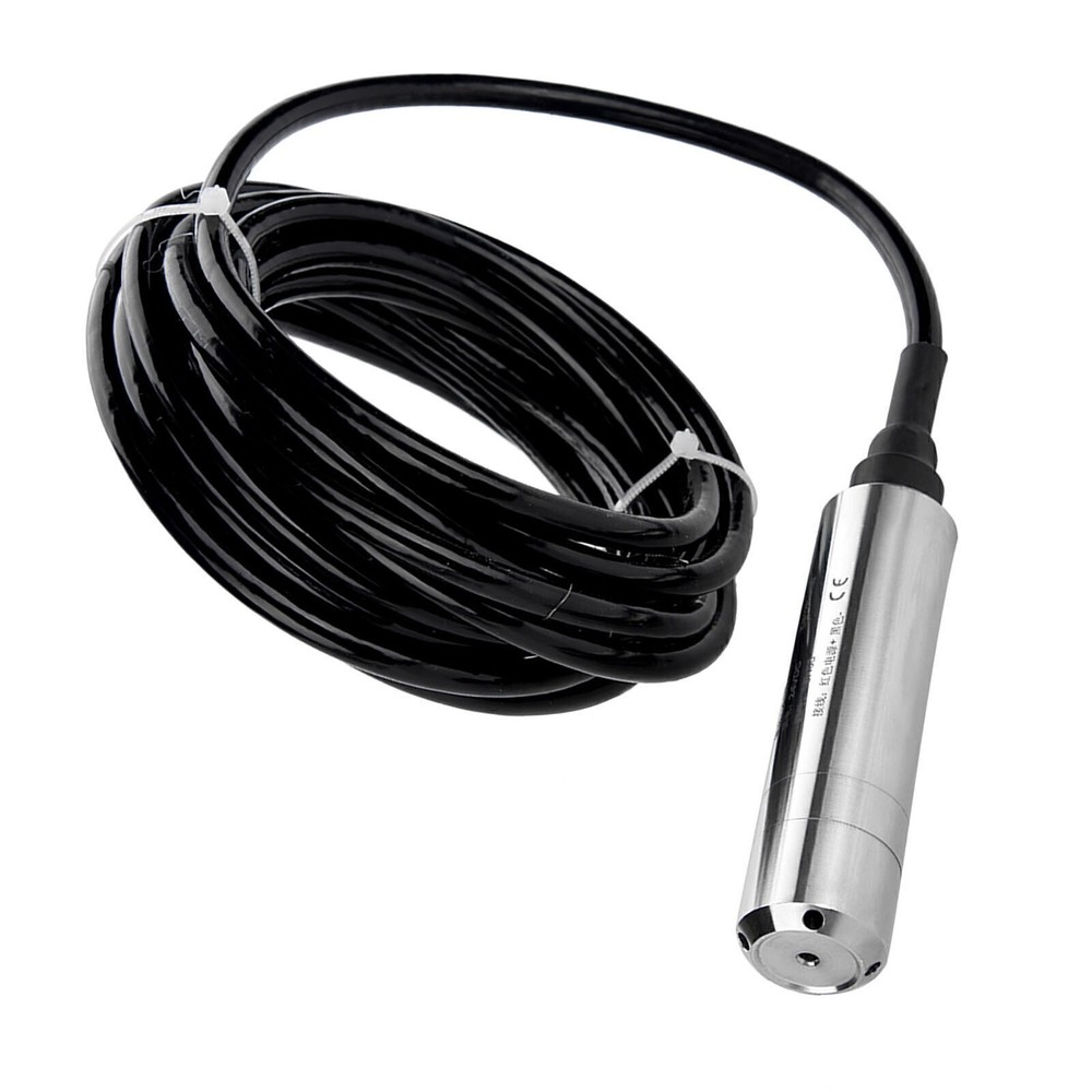 DC24V 4-20mA Throw in Type Liquid Level Sensor For Detecting 0-5m Range Depth