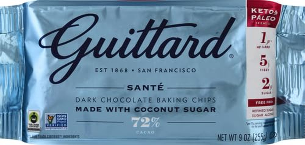 72% Sante Dark Chocolate Baking Chips, 9 OZ