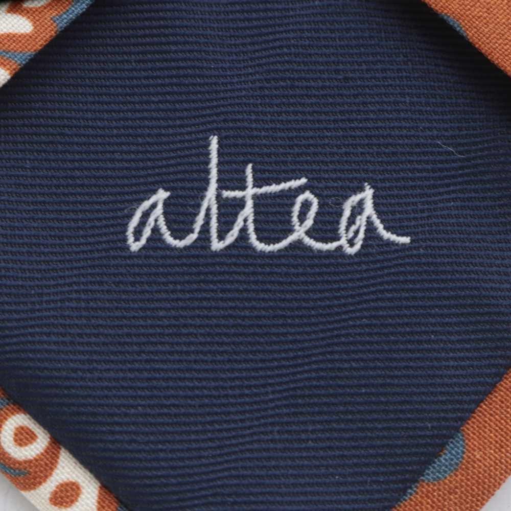 Altea Tie All Over Pattern Silk Orange /Yo16 Sh Men'S