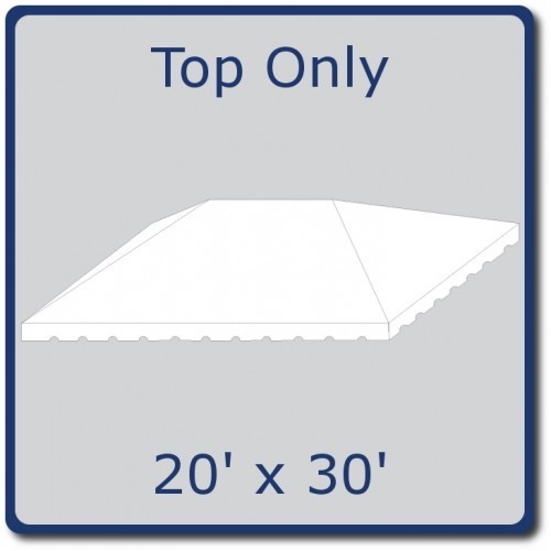 20x30 Commercial Heavy Duty Replacement Top White Event Canopy for Frame Tent