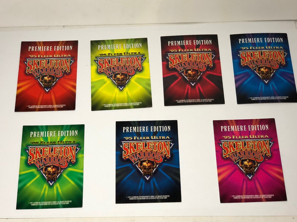 Vintage 1995 ￼SKELETON WARRIORS Seven count
