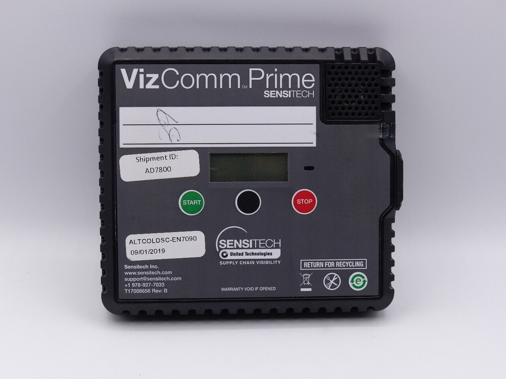 VIZCOMM PRIME SENSITECH SUPPLY CHAIN VISIBILITY LOGGER TRACKER