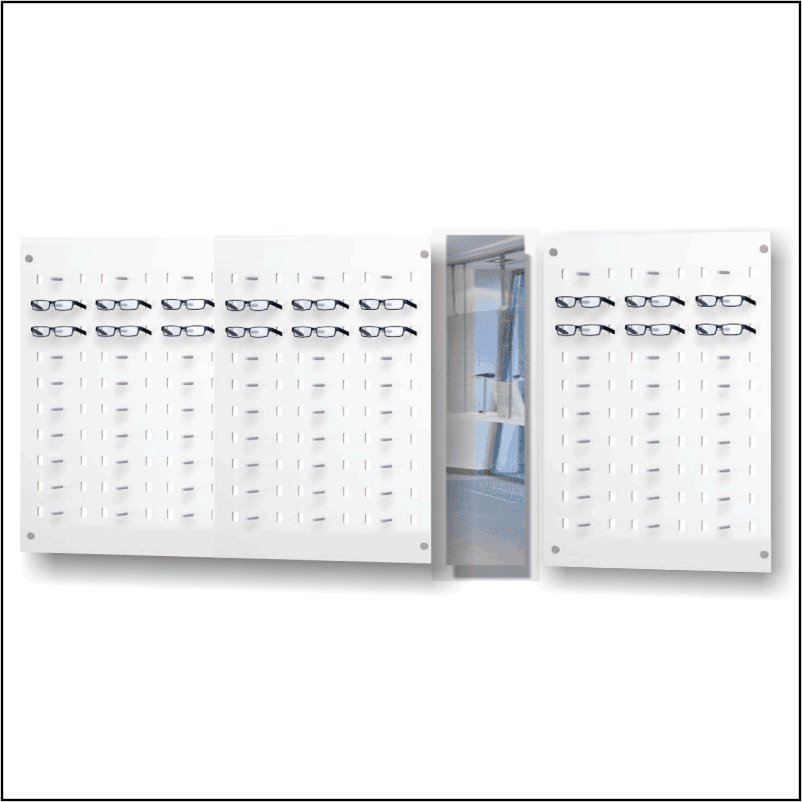 Wallmounted Swiveling Mirror for DW-31-90 Panels