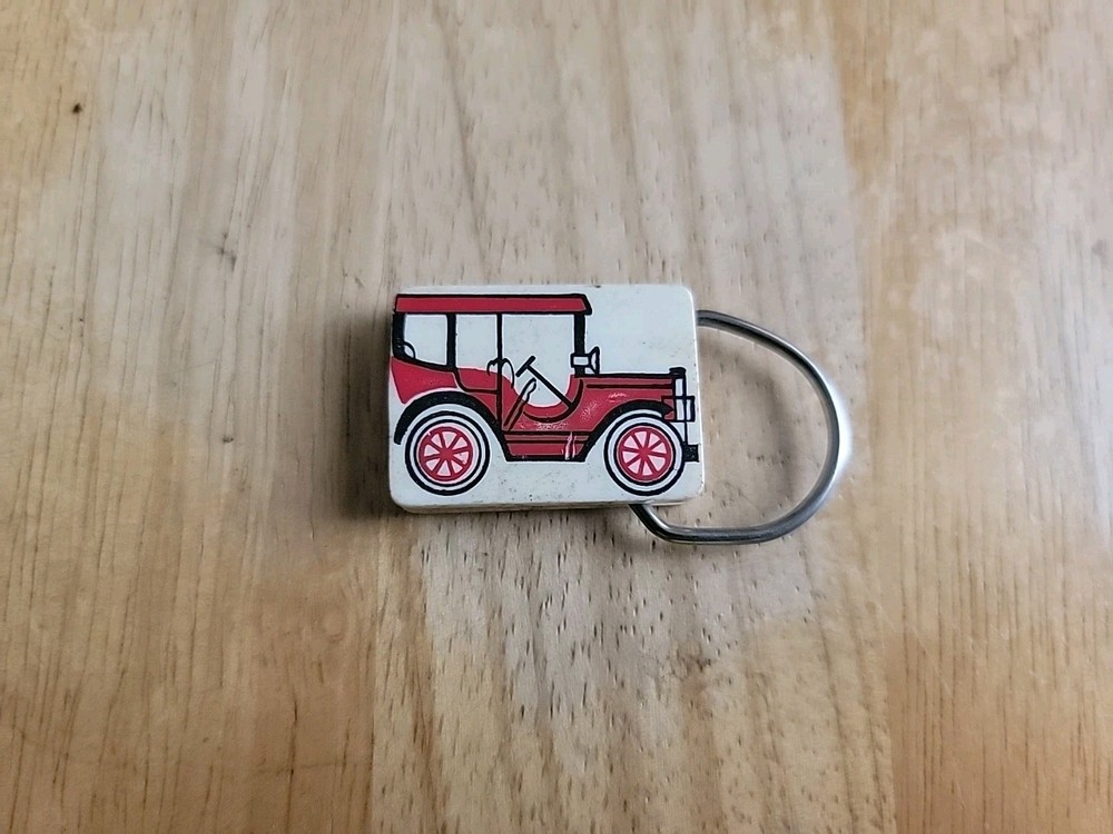 Vintage Avis Car Rental Keychain