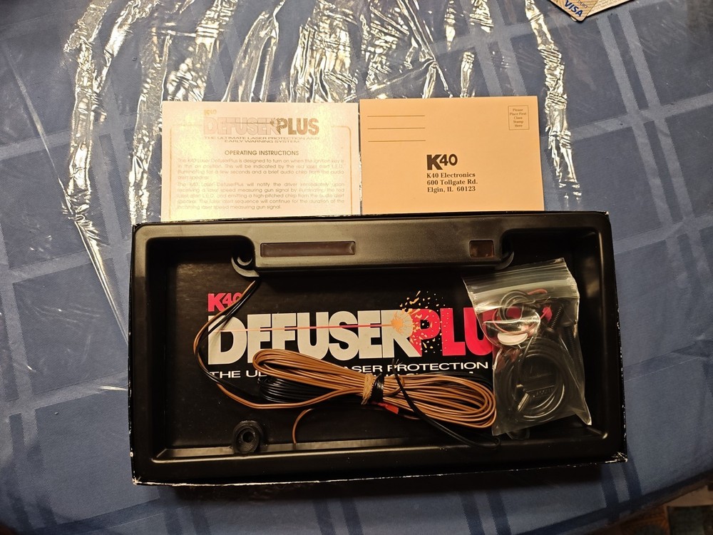 K40 Defuser Plus License Plate Radar Detector System LD5500 PLUS