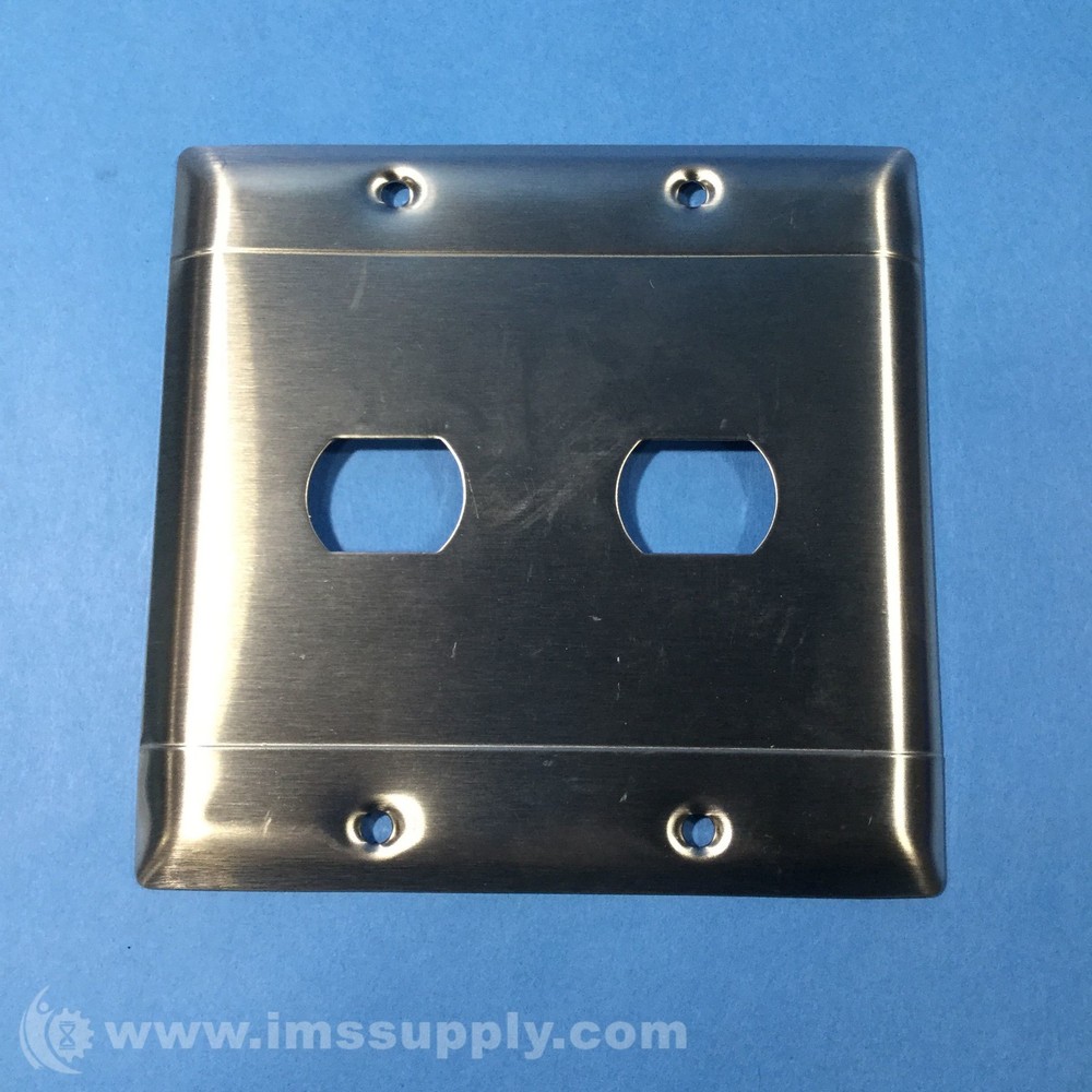 Double Gang Outlet Plate FNIP