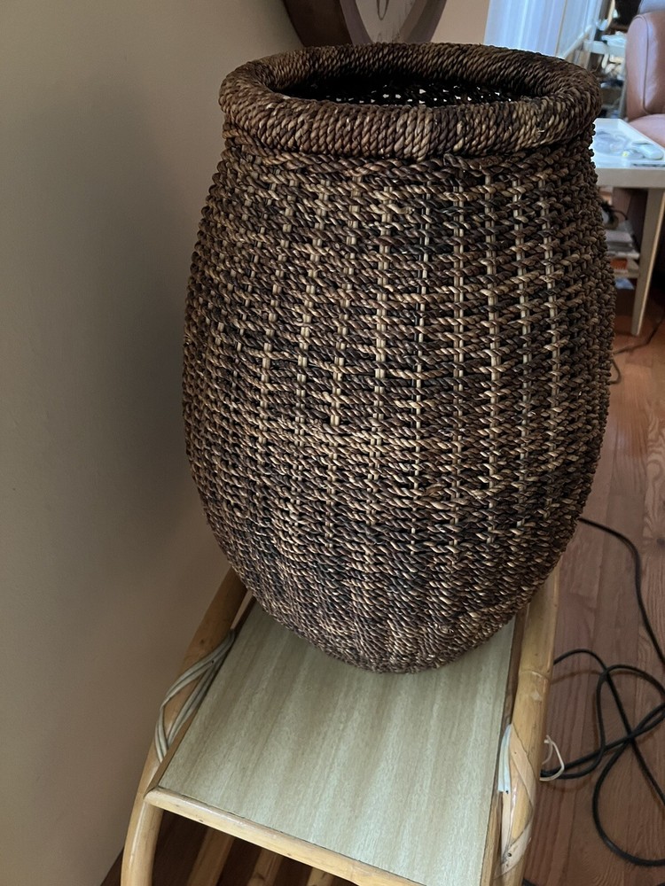 Crate And Barrel Large Floor Basket