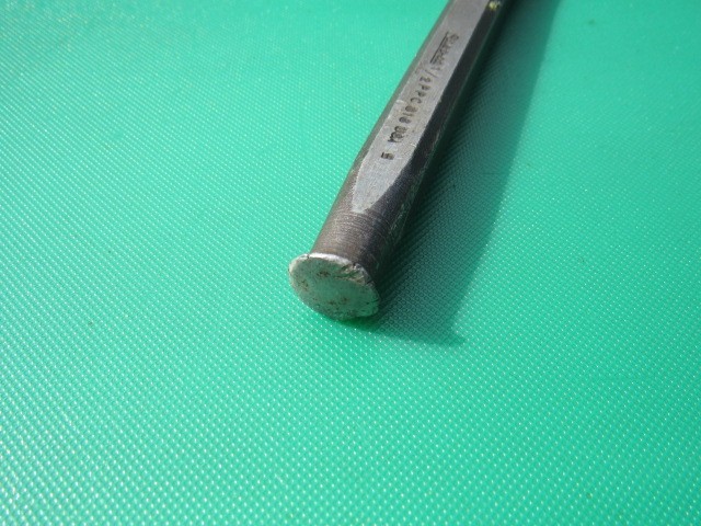 SNAP ON 1/2" PPC816 FLAT TIP CHISEL 6" LENGTH UNDERLINE LOGO PPC816A USED