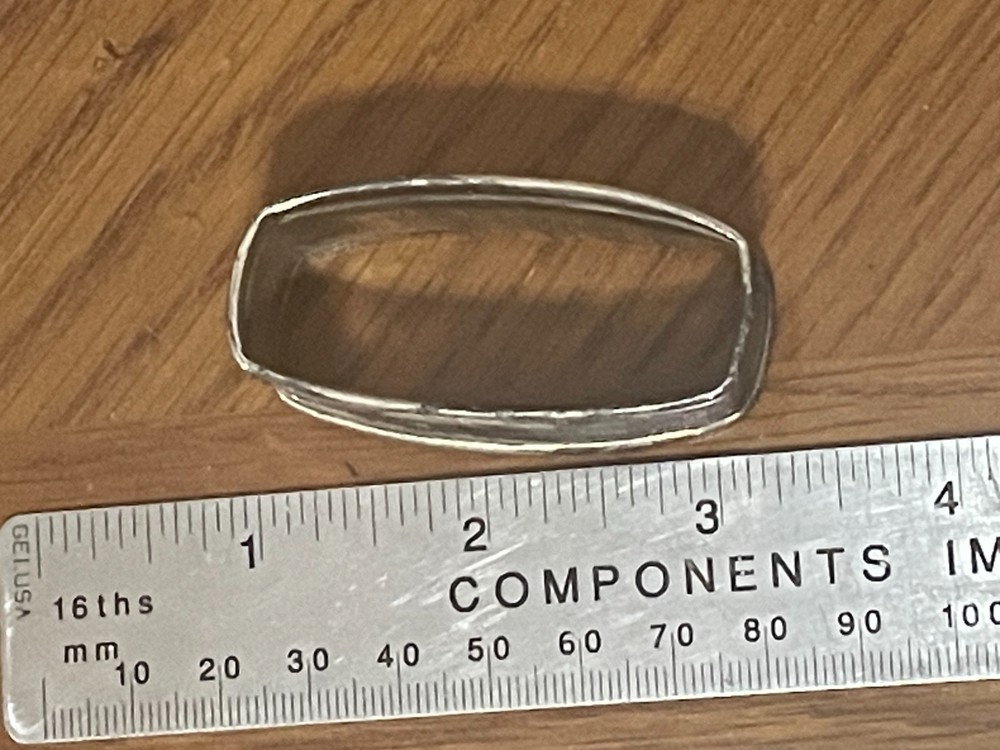 Sterling Silver Napkin Ring engraving 10g