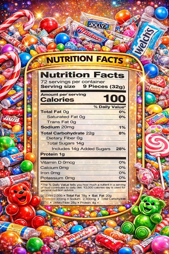 Ultimate Assorted Candy Mix 2 LB Bulk – Individually Wrapped Candy Variety Pa...