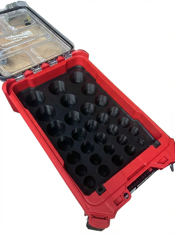 Fits Milwaukee 49-66-7015 Impact Socket Insert PACKOUT Organizer (Insert Only)