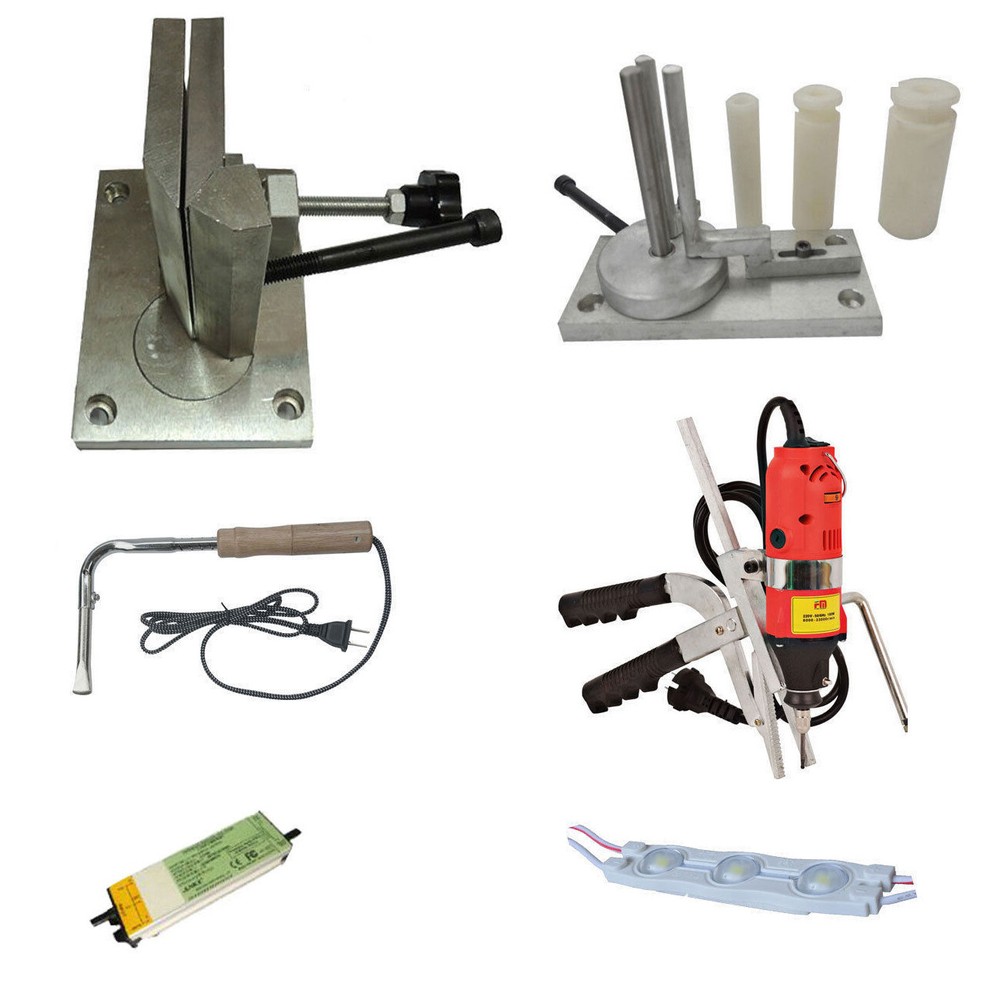 Acrylic Channel Letter Making Tool Bender + Welder + Slotting Tool + LED Module