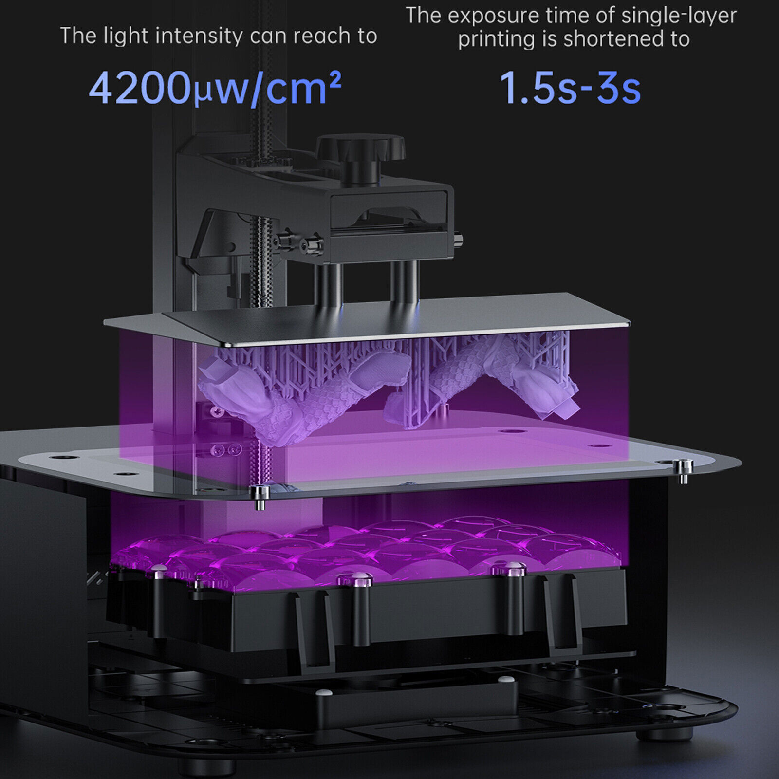ANYCUBIC Photon Mono 2 Resin 3D Printer 6.6" 4K+ LCD Screen / Wash & Cure 3 lot