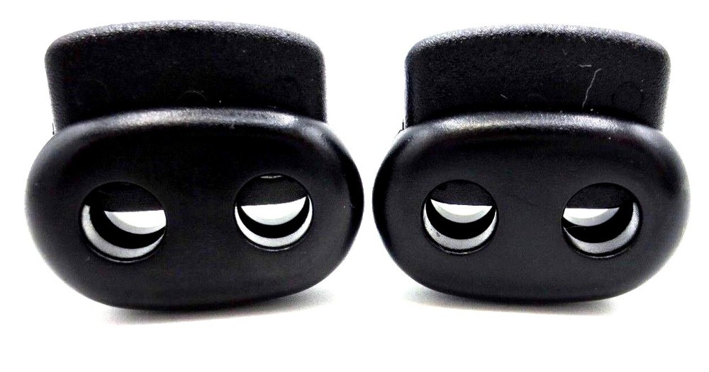 Spring Loaded Drawstring Slide Lock For 3/16" Thick String Sweat Pant Shorts Hat